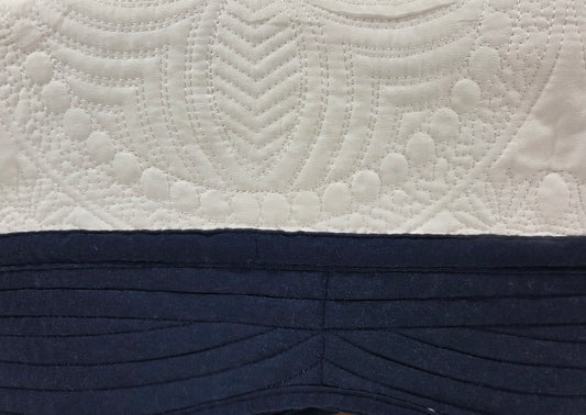 Navy/White Heirloom Quilt